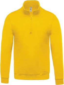 Kariban | Mikina s 1/4 zipem yellow 4XL