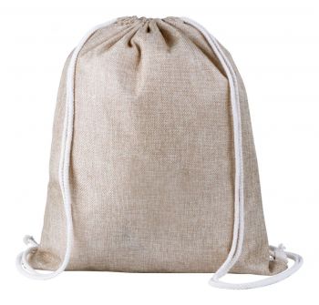 Zabex drawstring bag natural