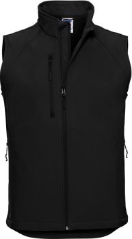 Russell | Pánská 3-vrstvá softshellová vesta black L