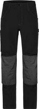 James & Nicholson | Pracovní 4-cestně strečové kalhoty black (106)