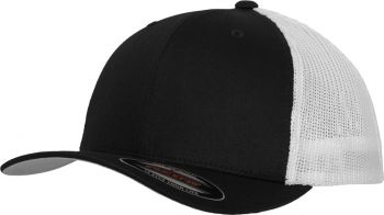 Flexfit | Síťovaná kšiltovka Flexfit Trucker black/white S/M