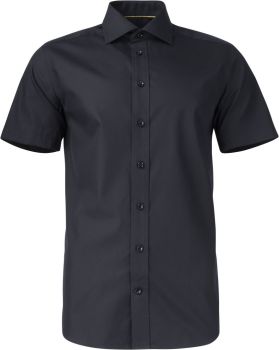 J.Harvest & Frost | Keprová košile s krátkým rukávem black S