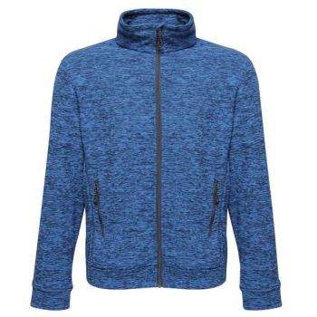 THORNLY MEN - FULL ZIP MARL FLEECE Navy Marl L