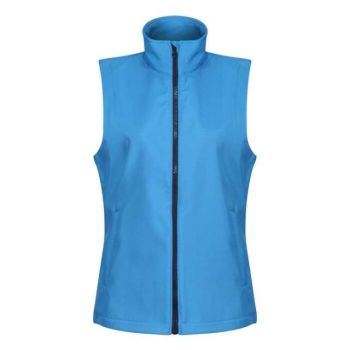 WOMEN'S ABLAZE PRINTABLE SOFTSHELL BODYWARMER Seal Grey/Black M