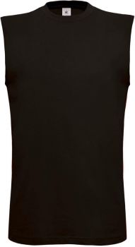 B&C | Pánské tričko bez rukávů black S