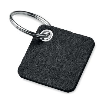 AUKIO Přívěsek na klíče z plsti RPET dark grey