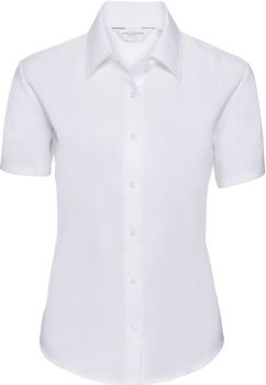 Russell | Halenka Oxford s krátkým rukávem white M