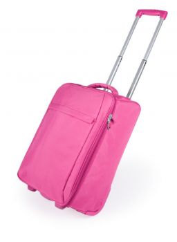 Dunant foldable trolley bag pink