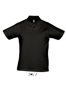 SOL'S PRESCOTT MEN - POLO SHIRT Deep Black L