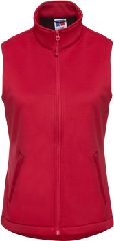 Russell | Dámská 2-vrstvá smart softshellová vesta classic red XS