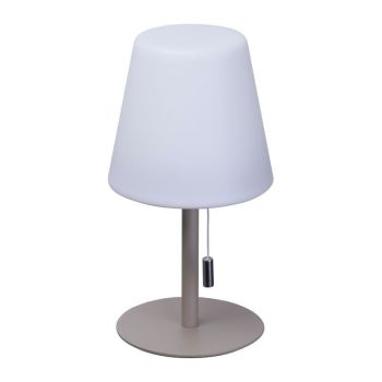 Malá vonkajšia lampa s meniacou sa farbou biela