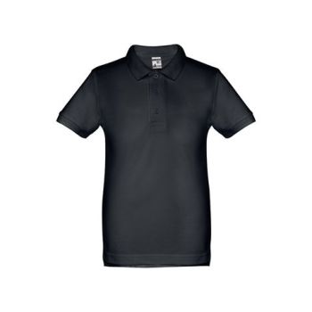 THC ADAM KIDS II. Polo tričko s krátkym rukávom z bavlny pre deti (unisex) Tmavo modrá 10