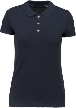 LADIES' SUPIMA® SHORT SLEEVE POLO SHIRT Navy XS