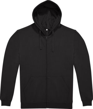 B&C | Unisex mikina s kapucí black L