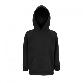 SOL'S STELLAR KID - HOODED SWEATSHIRT Black 12A