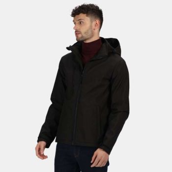 VENTURER 3 LAYER HOODED SOFTSHELL JACKET Black/Black L