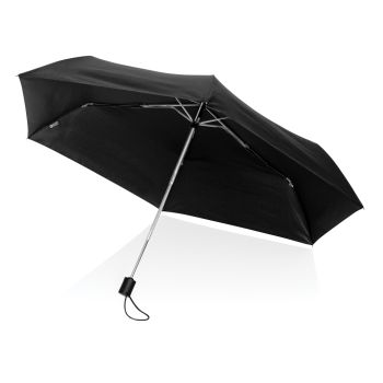 Ultra ľahký dáždnik 20,5" Swiss Peak z RPET AWARE™ čierna