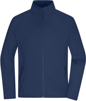 James & Nicholson | Pánská trečová fleecová bunda navy/navy S