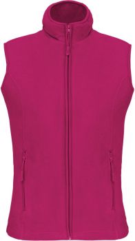 Kariban | Dámská mikrofleecová vesta "Melodie" fuchsia 3XL