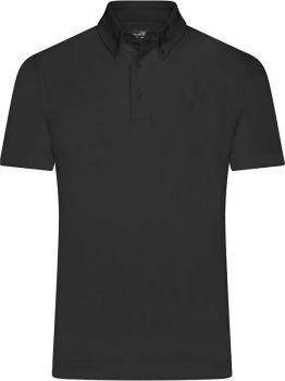 James & Nicholson | Pánské piqué polo button-down black L