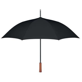 GALWAY 23" deštník, dřevěné držadlo black