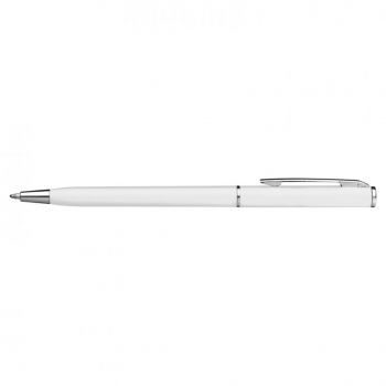 Plastové guľôčkové pero White
