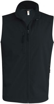 Kariban | Pánská 3-vrstvá softshellová vesta black L