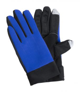 Vanzox dotykové športové rukavice blue , black