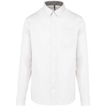 MEN'S NEVADA LONG SLEEVE COTTON SHIRT White XL
