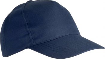 POLYESTER CAP - 5 PANELS Navy U