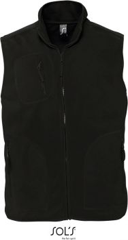 SOL'S | Fleecová vesta black XL