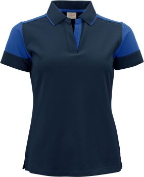 Printer | Dámské piqué polo z těžké bavlny navy/cobalt M