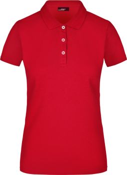 James & Nicholson | Dámské elastické piqué polo red XL