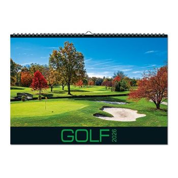 Nástenný kalendár Golf 2026