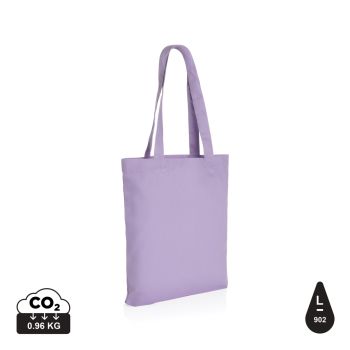 Tote bag Impact z 285g recykl. canvas lavender