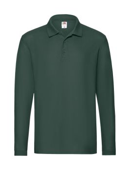 Premium Long Sleeve polokošeľa green  XL