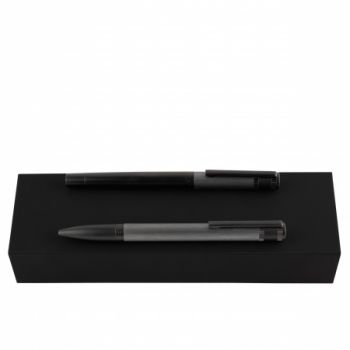 Set Explore Brushed Grey (ballpoint pen & rollerball pen)
