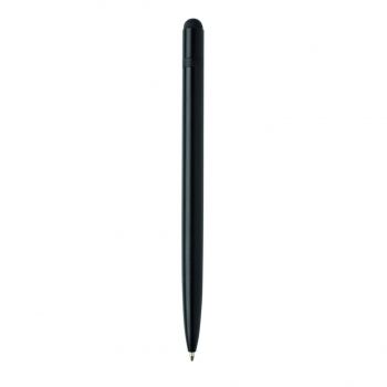 Tenké hliníkové stylusové pero čierna