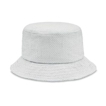 BILGOLA+ Papírový slaměný klobouček white