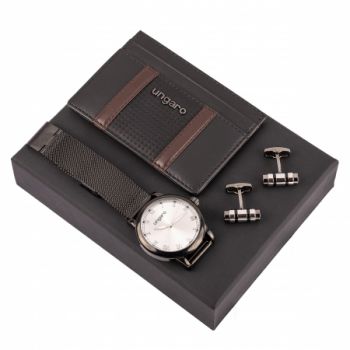 Set Ungaro (card holder, watch & cufflinks)