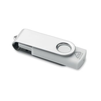 TECHMATE RABS USB disk z recykl. ABS 16G     MO2080-06 white 16G