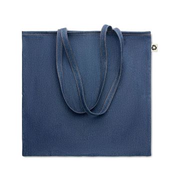 STYLE TOTE Taška z recyklované džínoviny blue