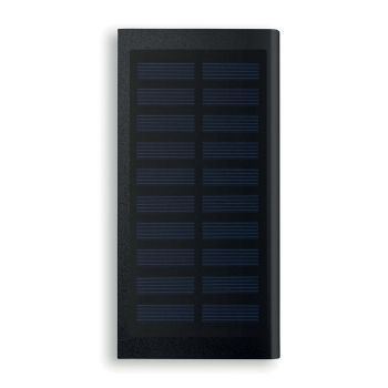 SOLAR POWERFLAT Solární power banka 8000 mAh black
