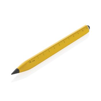 Nekonečná multitaskingová ceruzka Eon z RCS recykl. hliníka žltá