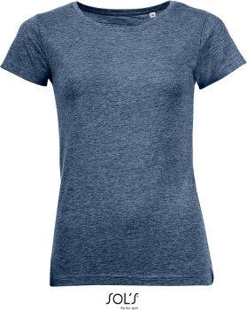 SOL'S | Dámské tričko heather navy XL