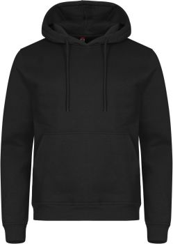 Clique | Unisex mikina s kapucí black S