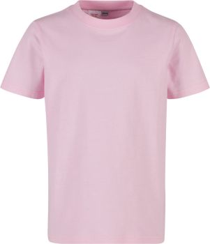 Build your Brand | Dětské tričko z těžké bavlny soft pink 158-164