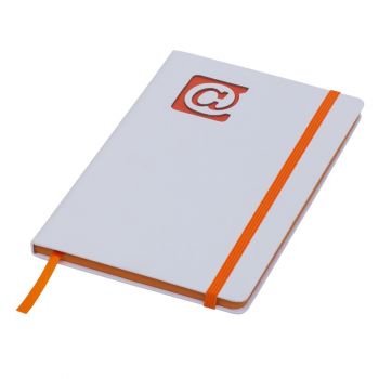 AT NOTE zápisník se čistými stranami 130x210 / 160 stran,  oranžová/bílá