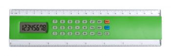 Profex kalkulačka s pravítkom green