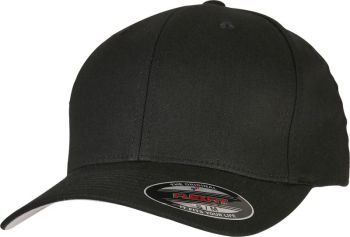 Flexfit | 6 panelová kšiltovka "V-Flexfit" black L/XL